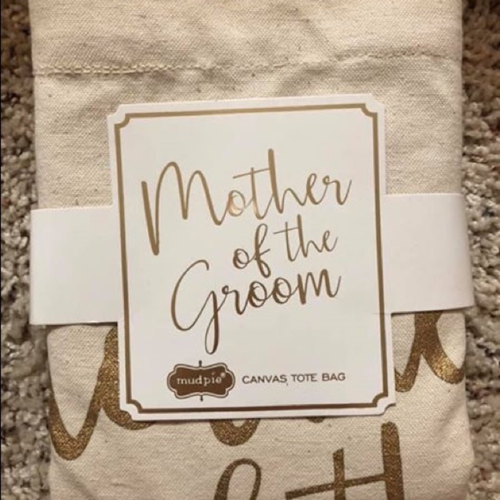 Mother of the Groom Canvas Tote